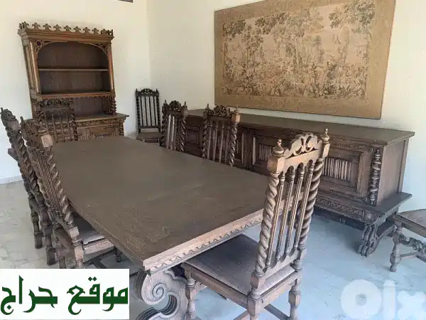 فرصة تاريخية: طقم سفرة ريجنسي إسباني فاخر من...