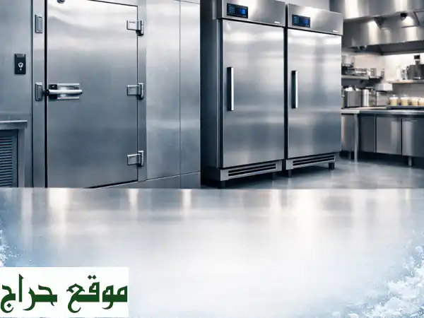 إنقاذ فوري! تصليح غرف التبريد، التجميد، وثلاجات المطاعم | زيارة مجانية ❄️