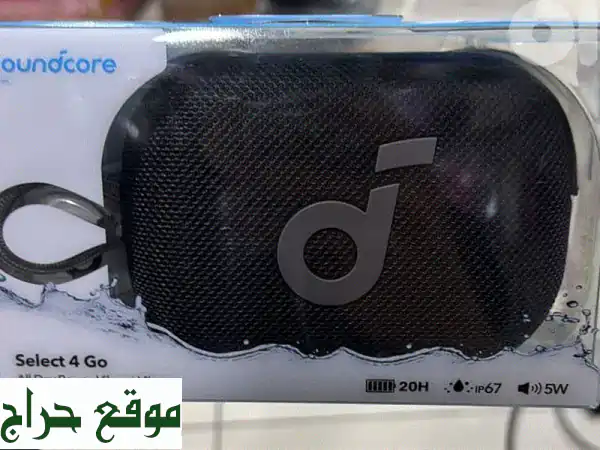 Soundcore Select 4 Go Black | مكبر صوت بلوتوث محمول - صوت...