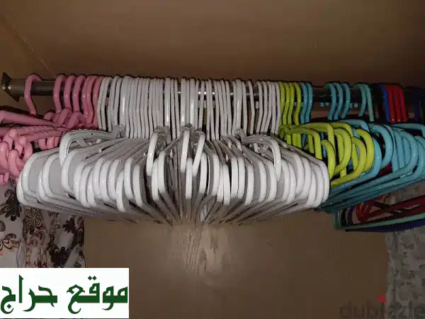 set of 58 hangers for clothes hanging