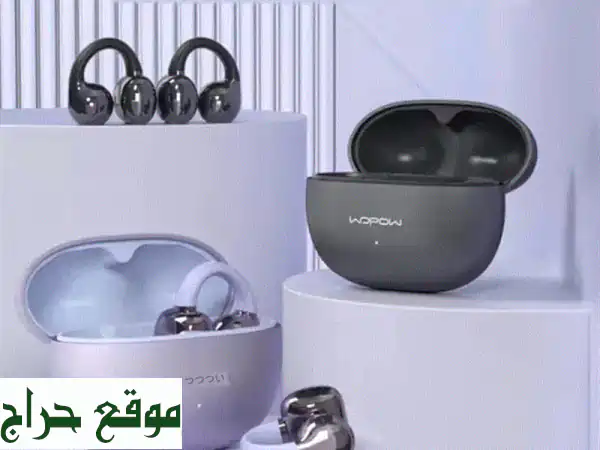 سماعات Wopow OWS18 اللاسلكية: صوت استثنائي، مكالمات بلا ضوضاء، وتثبيت مريح – $25 فقط مع ضمان سنة!