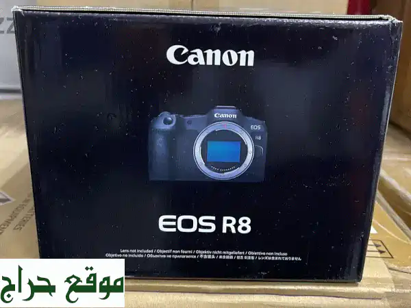 Canon EOS R8 Body: كاميرا فول فريم ميرورليس احترافية |...