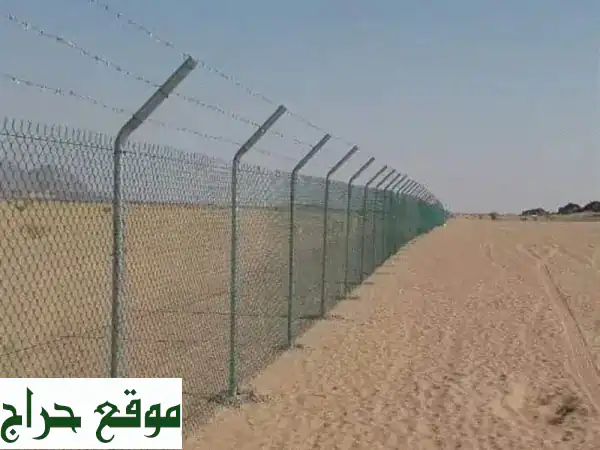 مقاول تركيب شبوك محترف: حماية آمنة لأرضك | توريد وتركيب شبوك مجلفنة وعادية بجودة عالية