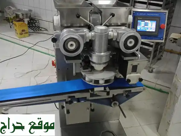 موجود معدات مصنع حلويات خط انتاج سير معمول خط انتاج بيتفور مكنة دراجيه مع تبريد، استعمال 5 أشهر ...