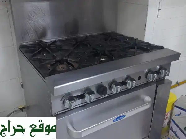 للبيع فرن بيتزا إيطالي 3 أبواب غاز وكهرباء وغاز مع فرن...