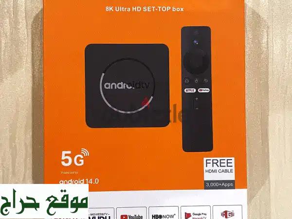 ارتقِ بتجربتك الترفيهية: 4K Android Smart TV Box - أندرويد 14،...