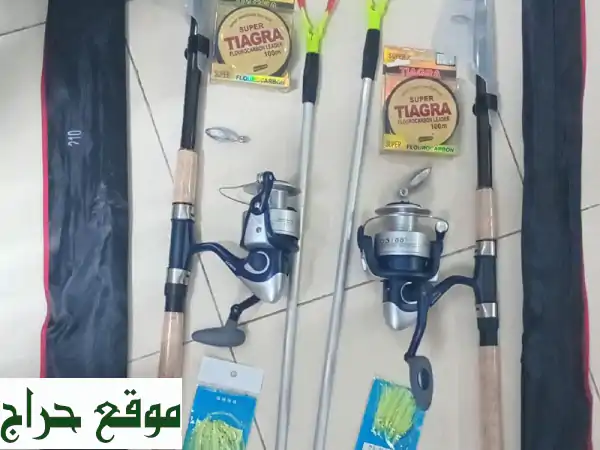 فرصة لا تعوض! سنارة صيد سمك بحالة ممتازة لرحلاتك البحرية (89/160 لقطعتين) - جاهزة لمغامراتك!