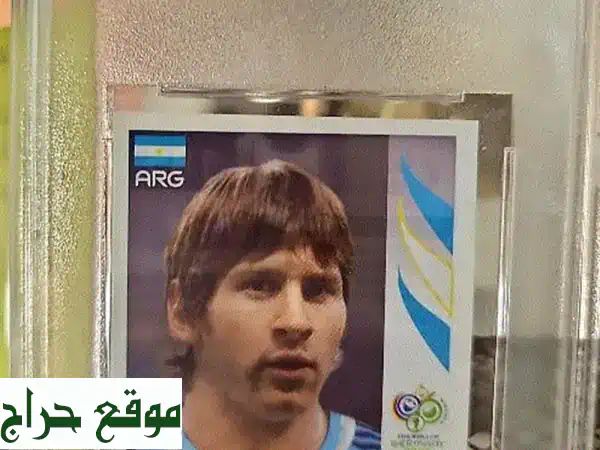 امتلك التاريخ: بطاقة ليونيل ميسي كأس العالم 2006...