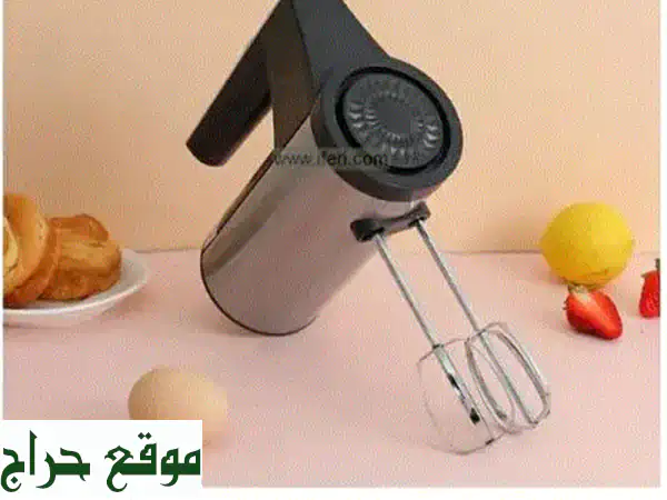 خلاط يدوي كهربائي سيلفر كرست 450 واط - 5 سرعات احترافية للكيك والعجين والبيض | توصيل 4$