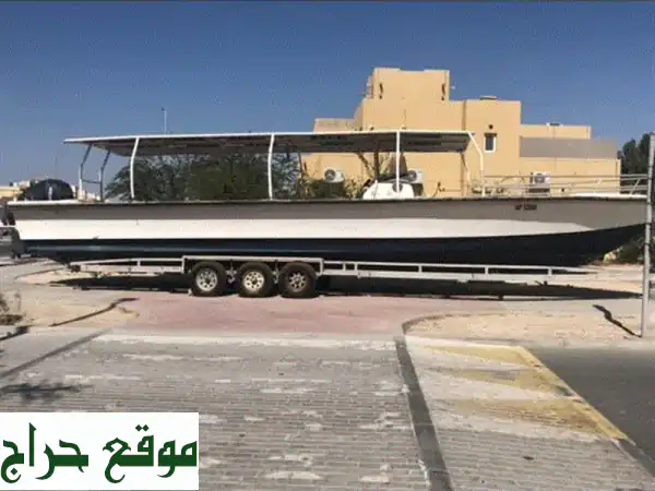 للبيع قارب 43 قدم مع مكنتين مار كري 2014 ماشية 900...