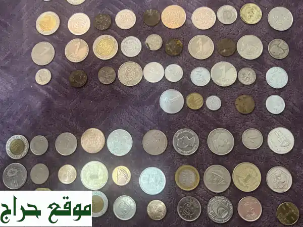 عملات أجنبية وعربية عدد / 77 / للمهتمين لأعلى...