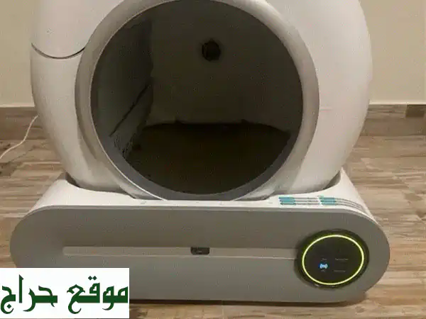 وداعًا لمتاعب التنظيف! 🐾 صندوق رمل قطط أوتوماتيكي...