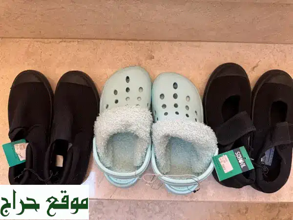 عرض حصري: طقم أحذية بنات جديد (شبشب + 2 حذاء) مقاس 31/32...