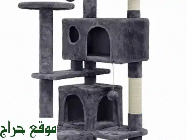 أبهج قطتك! 🏡 شجرة ومنزل قطط فاخر وجديد كلياً:...
