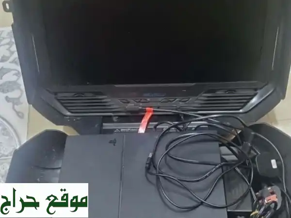 بلاي ستيشن 4 (PS4) بحالة ممتازة | كامل مع 2 يد تحكم و FIFA 22...