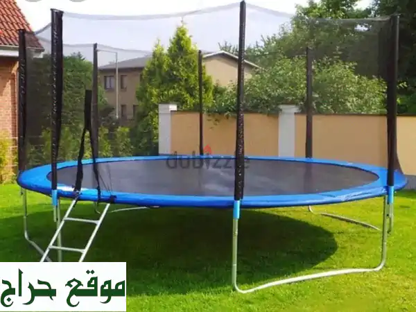 ترامبولين كبير للبيع - حالة ممتازة | متعة عائلية...