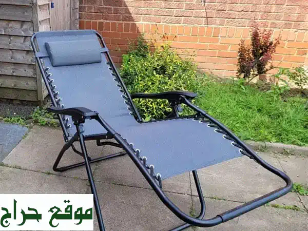 كرسي استرخاء شمسي فاخر بهيكل فولاذي | متانة،...