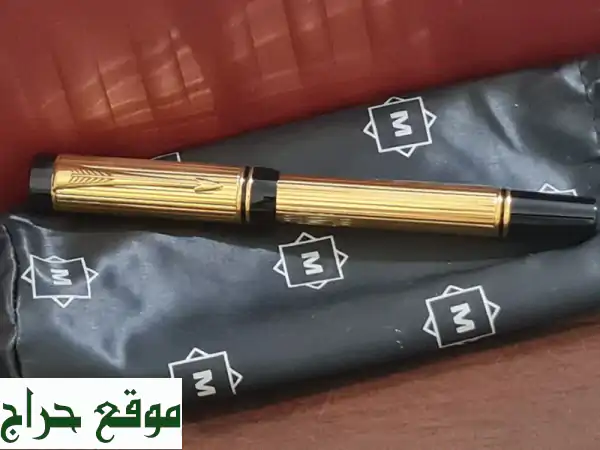 امتلك الفخامة: قلم فاخر مطلي ذهب وريشة ذهب نادرة...