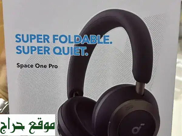 سماعات Soundcore Space One Pro Black: عزل ضوضاء فائق، جودة...