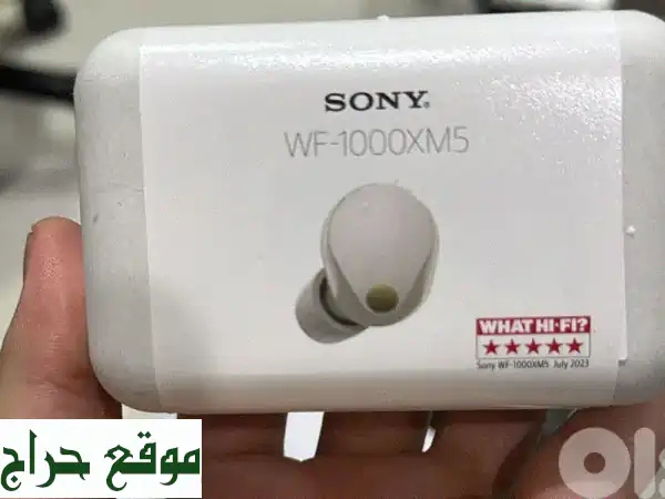 سماعات Sony WF-1000XM5 الفضية: انغمس في عالم صوتك الهادئ!...