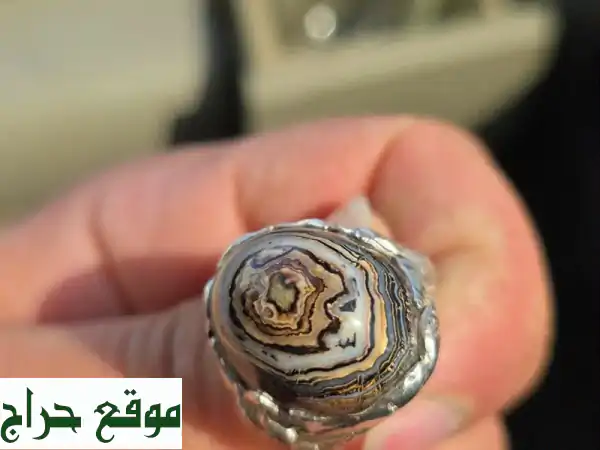 خاتم عقيق سليماني نادر بلفظ الجلالة 'الله' |...