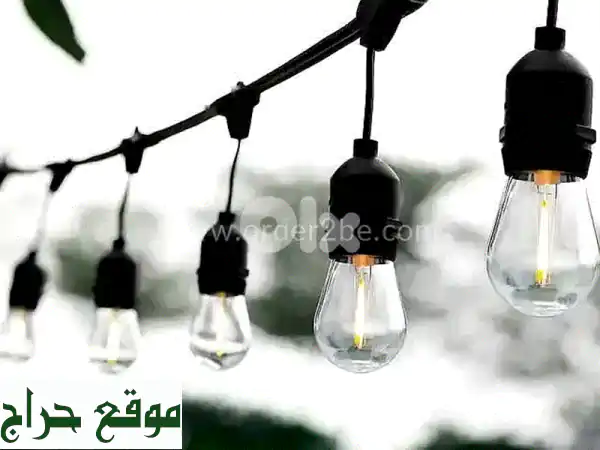 إضاءة خارجية E27 احترافية: كابل متين، مقاوم للماء...