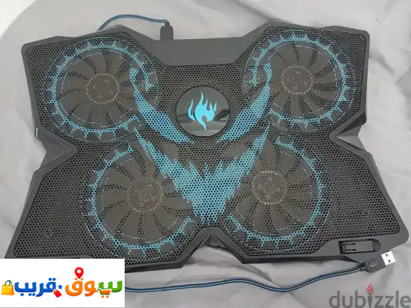 جديدة! قاعدة تبريد لابتوب RGB احترافية - توصيل مجاني...