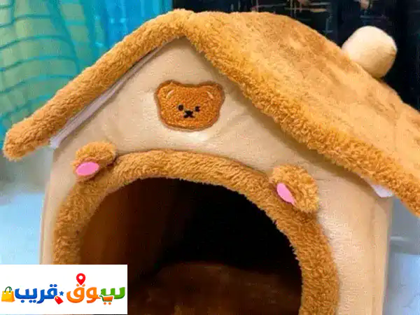 بيت قطط جديد كلياً (لم يُستخدم) | جودة ممتازة وحجم...