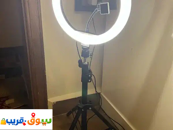 فرصة! رينج لايت احترافي ضخم 1.5 متر | إضاءة...