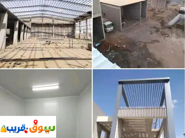 حدادة هناجر مستودعات جميع أنواع الحدادة سوتر مضلات شبابيك