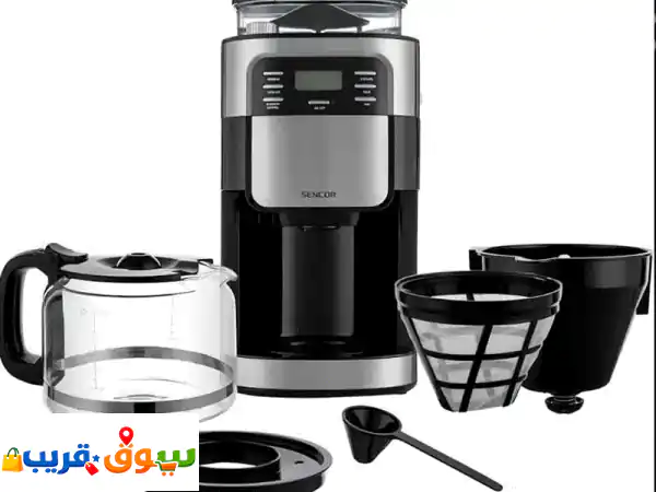 Severin, water tank 1.4 L, inoxu002 Fblack  Coffee maker with grinder