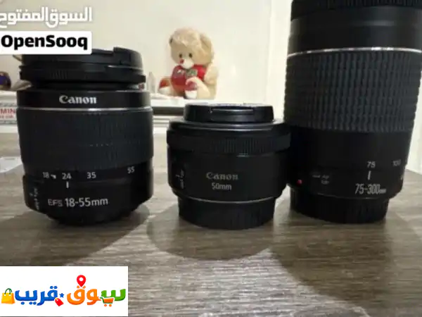للبيع، كاميرا كانون 250d الحالة مثل الجديد تماما...