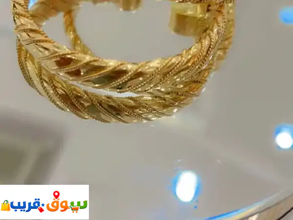 فضة مطلية بالذهب بنا جر خواتم أساور حزام دبل