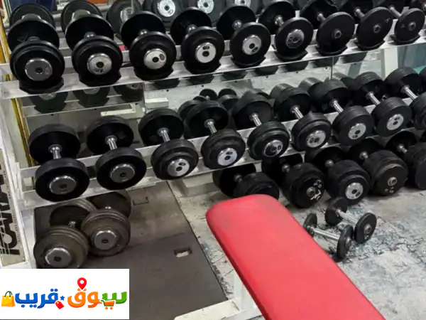 للبيع معدات جيم كاملة أو بالقطعة الدنا بل...