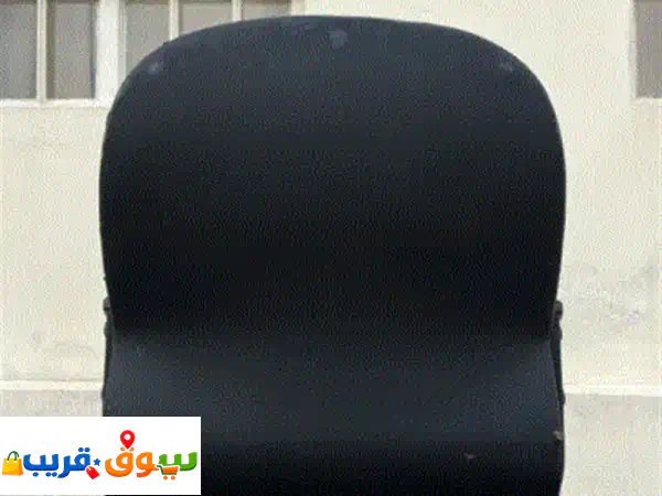 فرصة! كرسي مكتبي أسود مستعمل مريح | بعجلات...