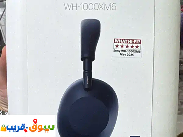 Sony WH-1000XM6 أزرق ليلي: تجربة صوت وعزل ضوضاء لا مثيل لها...