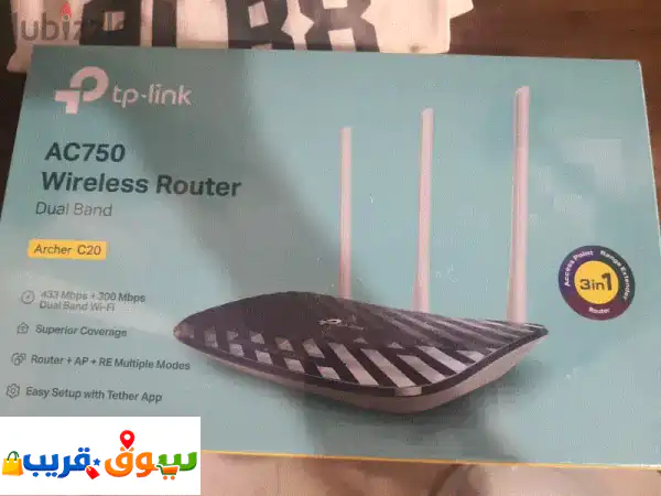 وداعًا للتقطيع! راوتر TP-Link AC750 بثلاث هوائيات:...