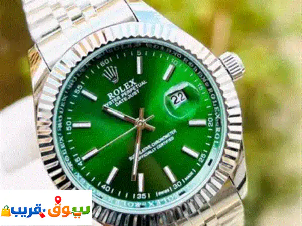 ساعة رولكس ديت جست فاخرة | جودة عالية، مينا زرقاء |...