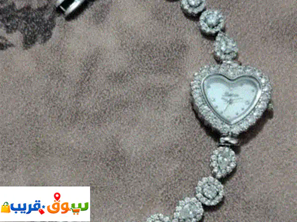 تألق بفخامة لا تُضاهى: ساعة سويسرية أصلية مرصعة -...