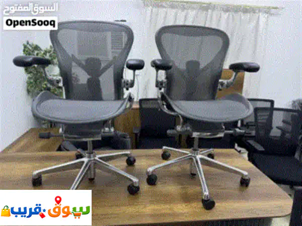 راحة فاخرة بسعر لا يُقاوم: كرسي Herman Miller Aeron Remastered...