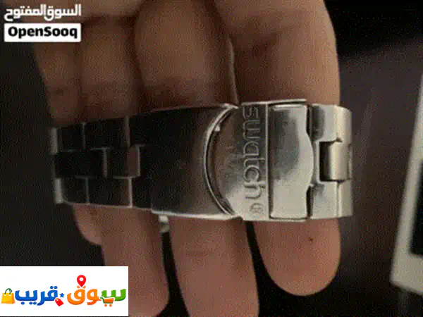 ساعة سواتش ايروني أوريجينال | حالة ممتازة | أناقة خالدة بسعر 240!