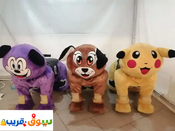 للبيع عدد 10 قطع حيوانات متحركة تعمل بالشحن استعمال...