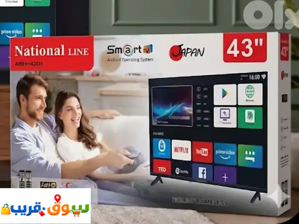 smart tv 43 inch NATIONAL JAPAN with 2 remote