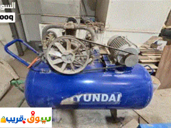 فرن صباغة سيارات مع ادوات الصباغه والسمكره...