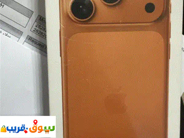 حصريًا: آيفون 17 برو 256 جيجا برتقالي جديد كليًا...