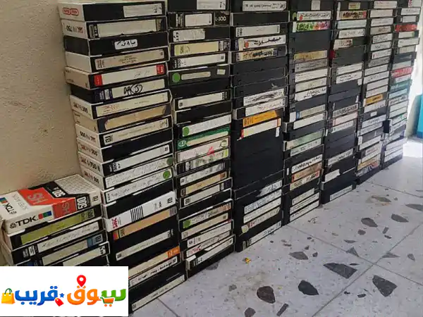 رحلة عبر الزمن: 180 شريط فيديو VHS نادرة | أرشيف تلفزيون الخليج وNBA كلاسيكيات (للبيع جملة)