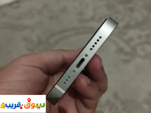 آيفون 14 عادي. 128 جيجا. بطارية 87 بدون خدوش أو كسور وما...