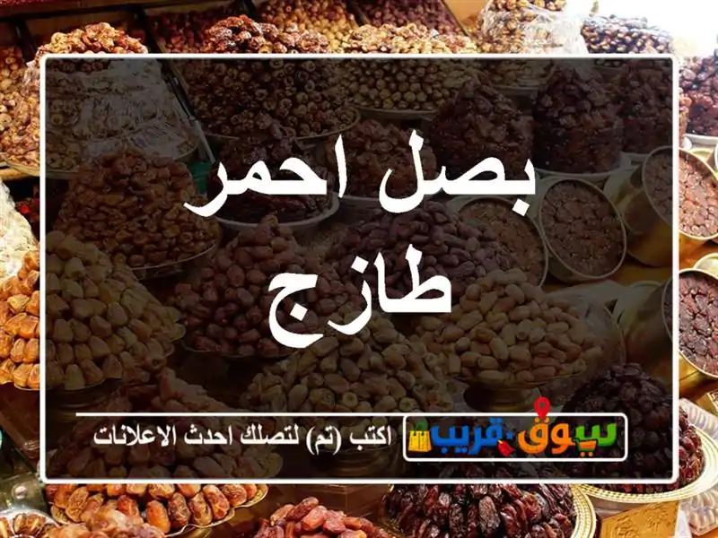 بصل احمر طازج