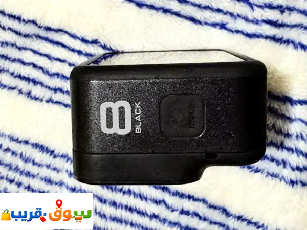 الوصف gopro hero 8 black  للبيع كاميرا أكشن احترافية للتصوير، السفر، والمغامرات تصوير 4000 عالي ...