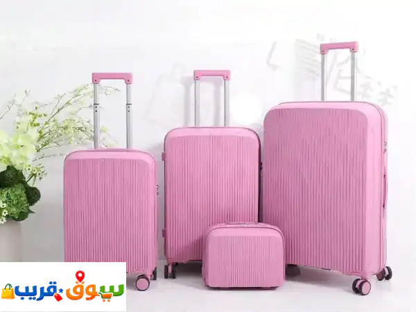 Pure pink set 4 travel bags luggage suitcases 81539225